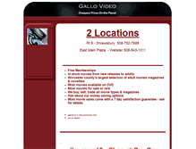 Tablet Screenshot of gallovideo.com